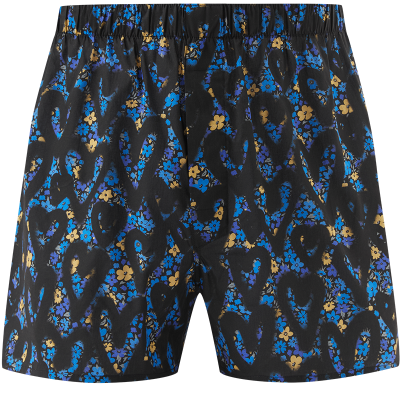 Blue and Black