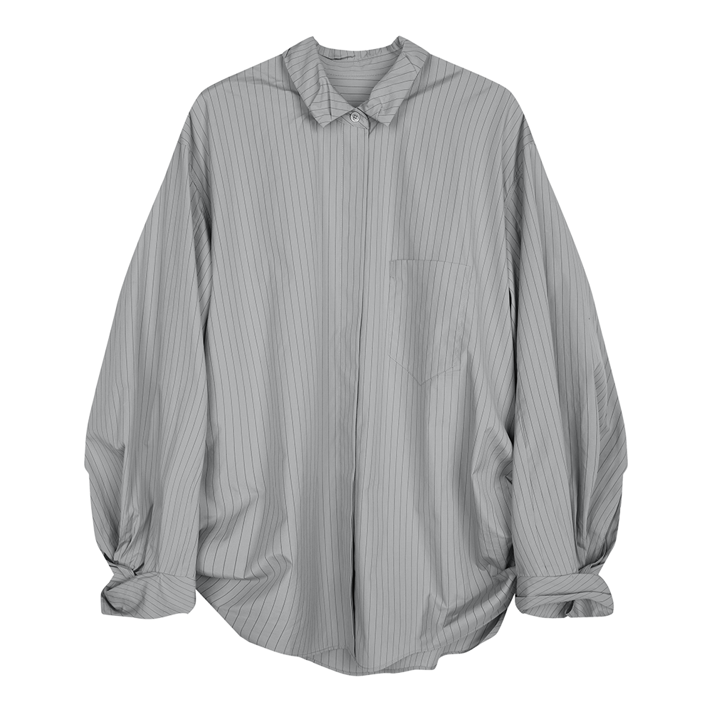 Grey Bottom Blue Strips/Checks