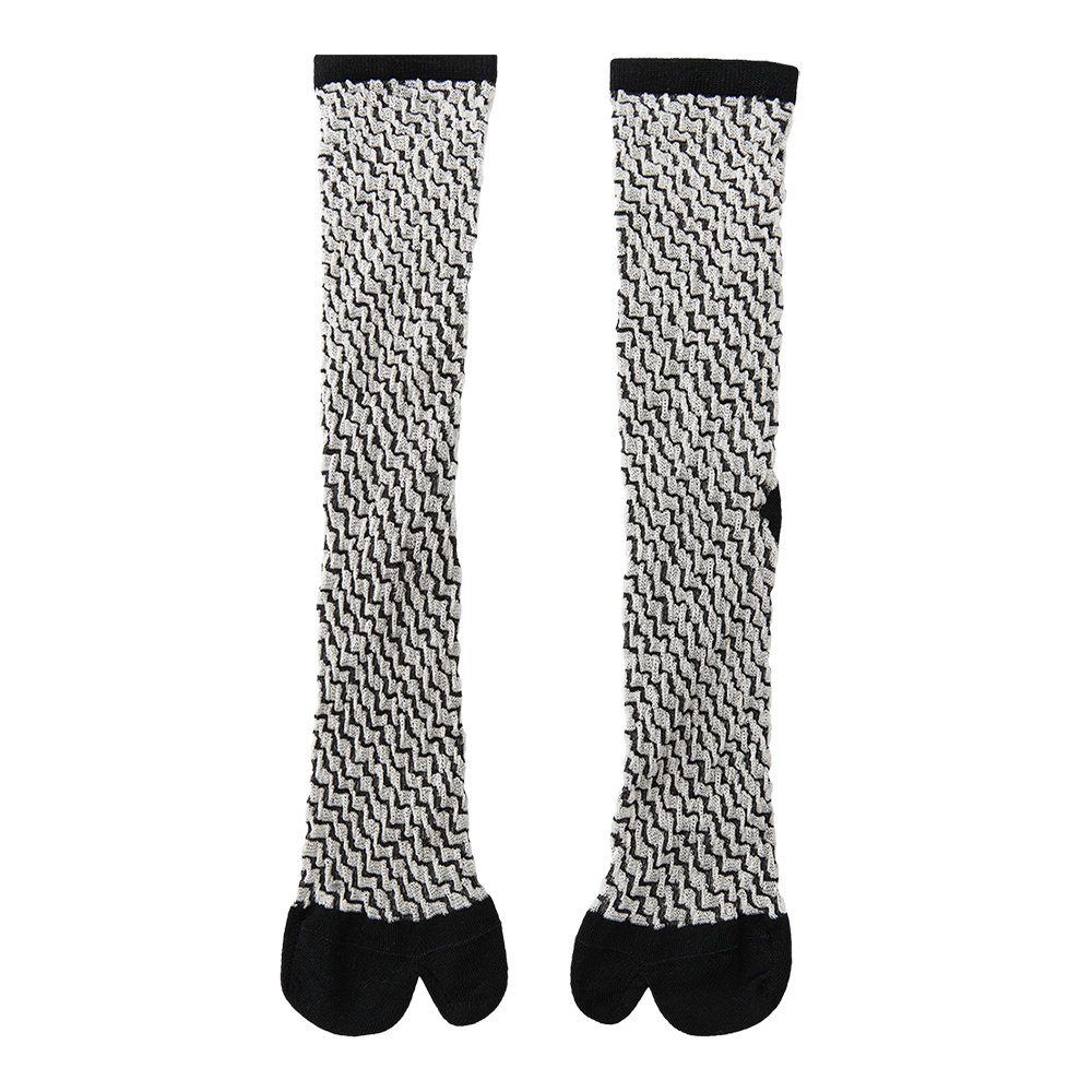 Grey Bottom Blue Stripe/Grid