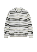 White with Black Stripe