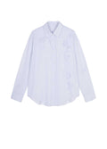 light blue strip/check