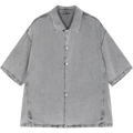 denim black wash white