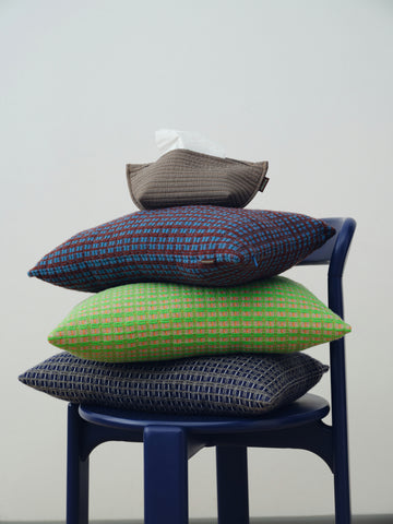 Cushion | Fashion Color Contrast Plaid Cushion 25 Autumn New Product