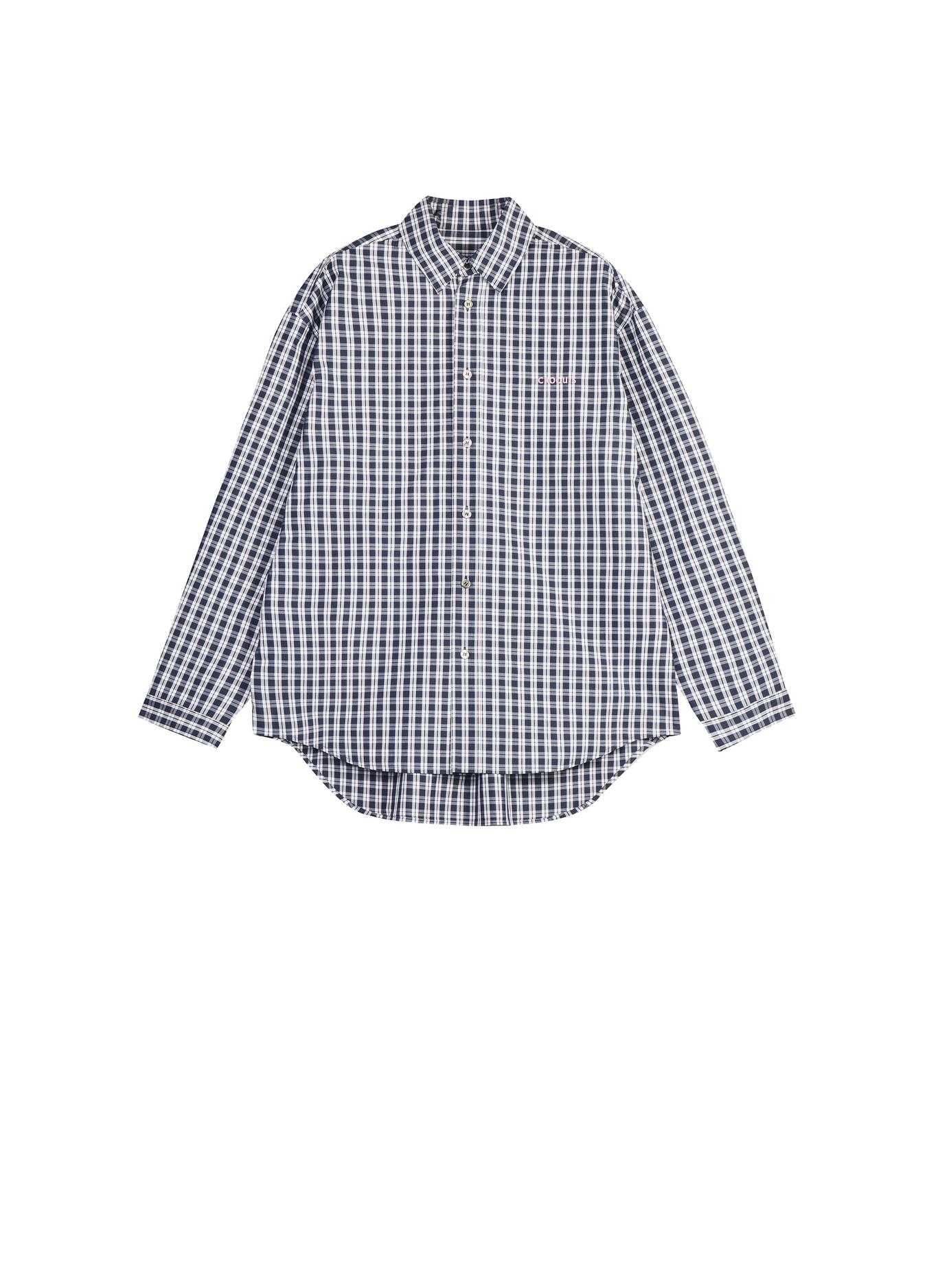 Blue and White Plaid