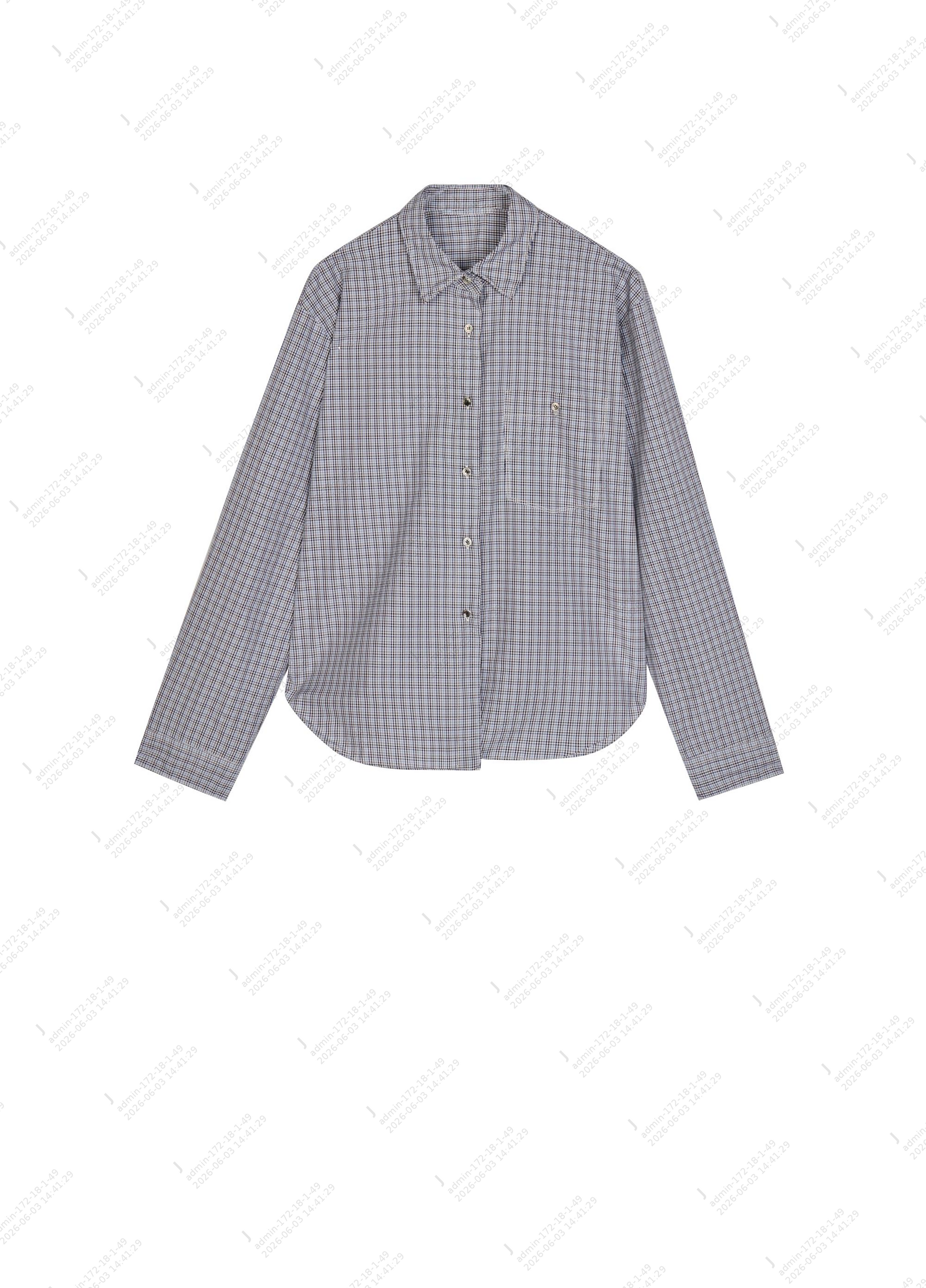 Blue and White Check