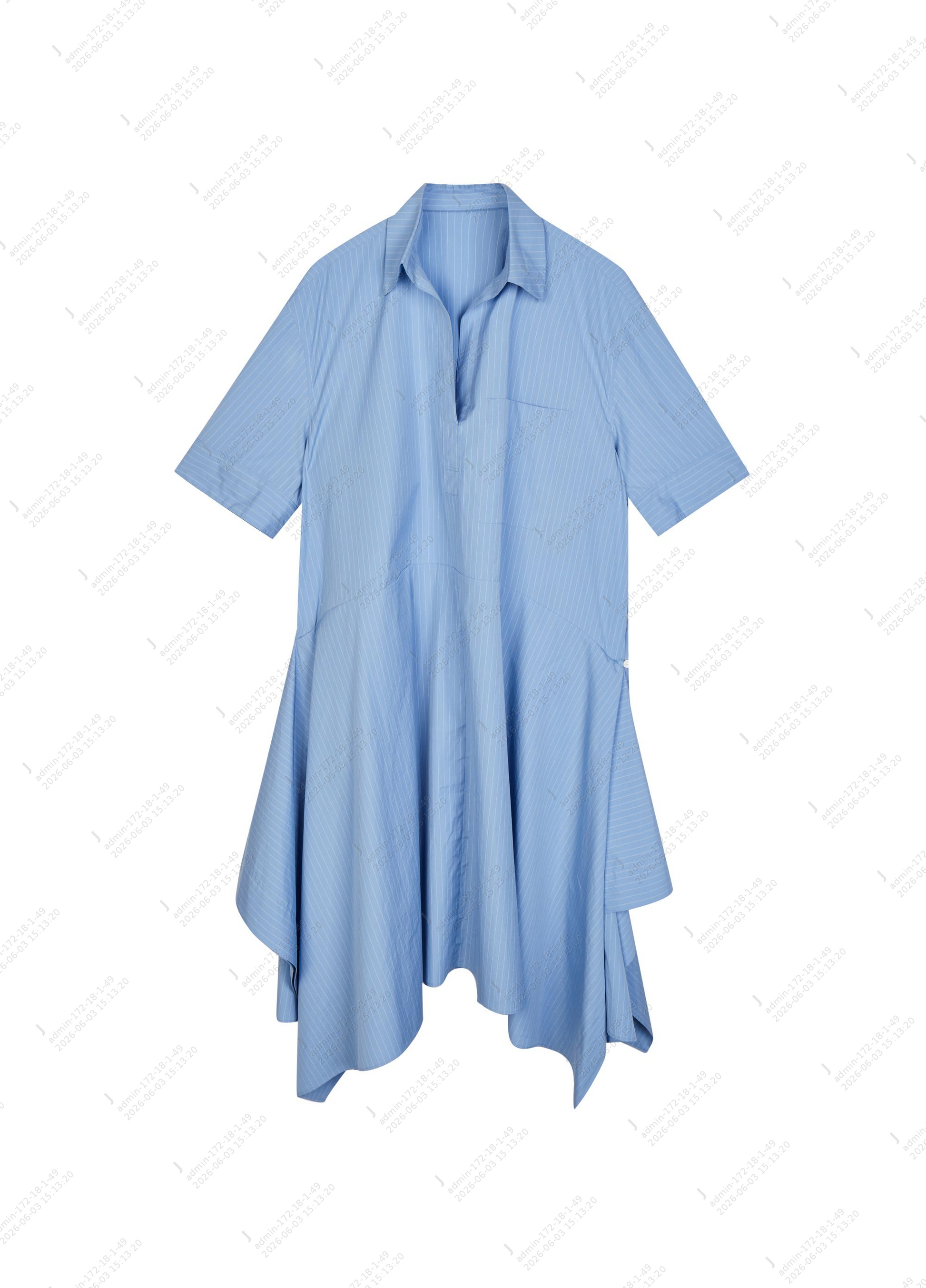 Blue and White Stripe