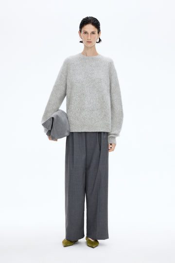 [ESG Environmental Protection] JNBY | Mohair Alpaca Loose Long Sleeve Pullover 25 Winter 5P0313170