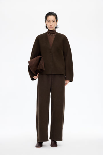 JNBY | All-wool woolen double-sided woolen OVERSIZE one-piece sleeve woolen jacket 25 winter 5P0812370