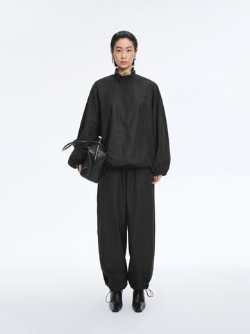 Pants | Blended Loose Straight Drawstring Extra Long Pants JNBY26 Spring New 5Q3E11490