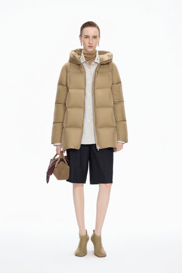 JNBY | Loose mid-length goose down jacket 25 winter 5X0C10200
