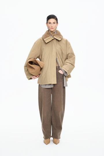 JNBY/Jiangnan Cloth 25 Winter New Down Jacket Loose Lapel Long Sleeve 5PAC14390
