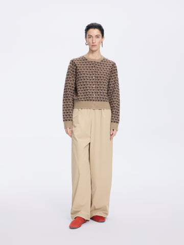 Sweater | Basulan Wool Fat Owl T-Short Cardigan JNBY26 Spring New Product 5Q2311890