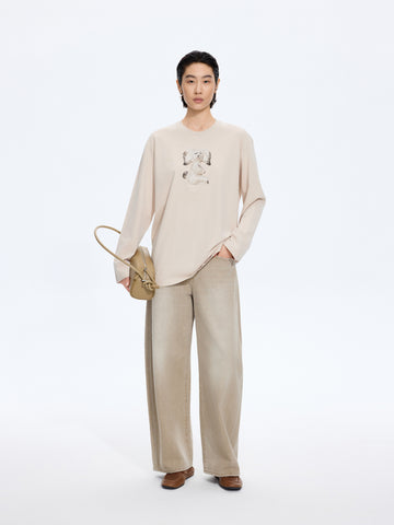 JNBY | Cotton Loose Long Sleeve T-Shirt 26 Summer 5Q4111850