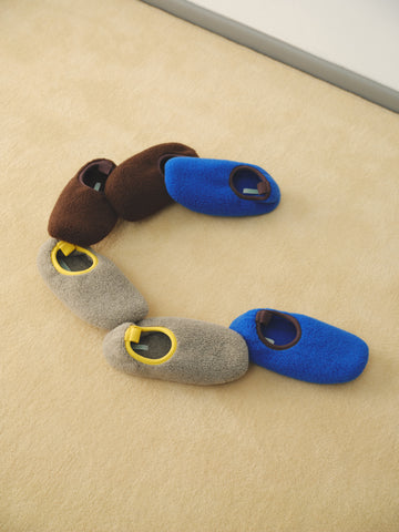 [H Series] Slippers | Faux Lamb Wool All-Clad Heel Home Slippers 25 Autumn New