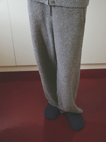 [H Series] Home Clothes | Men's and Women's Long Sleeve Pullover Home Sweater Set 25 Autumn New Home (Pants)